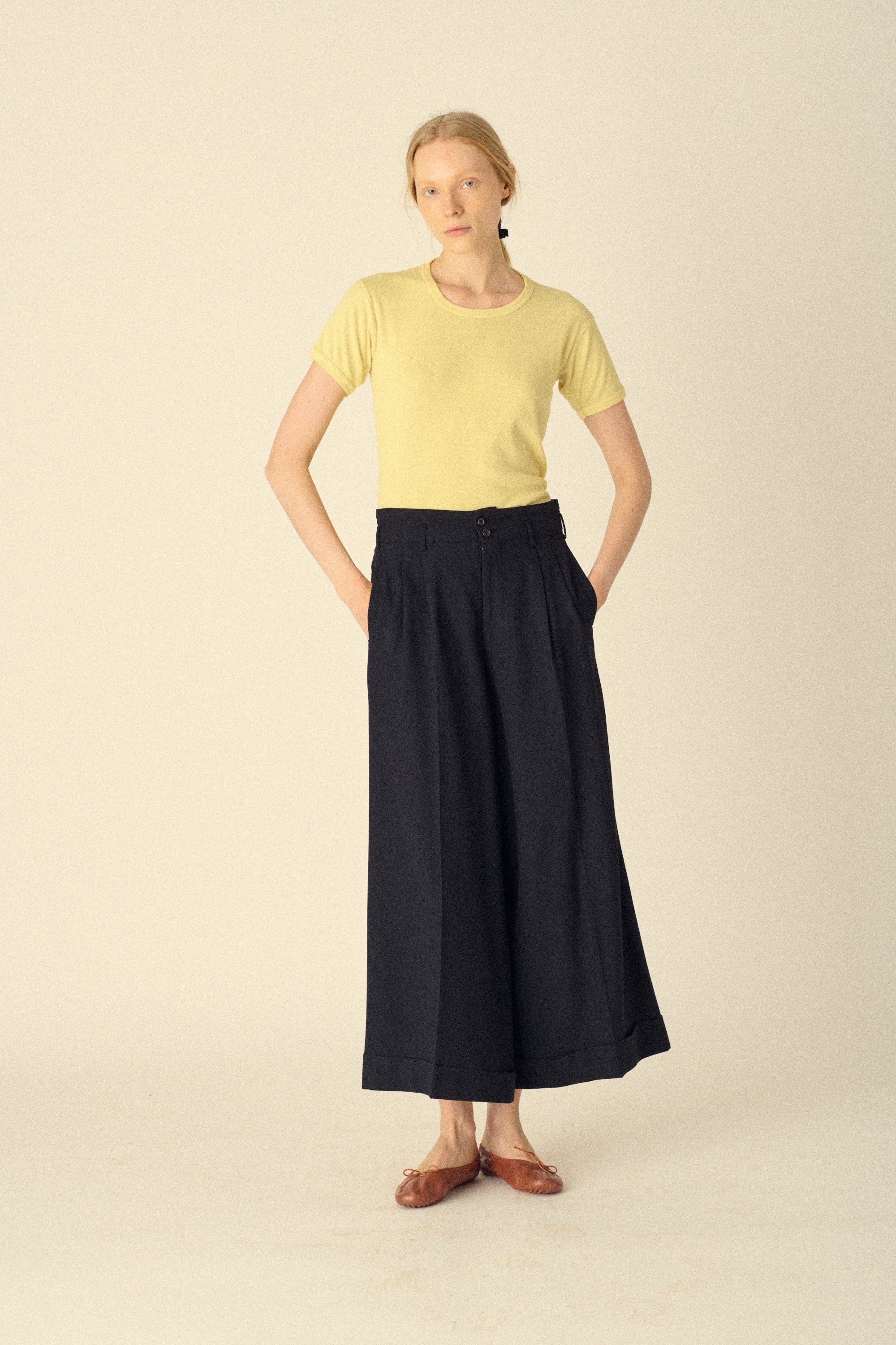 1960s Yellow Cotton Tee - Desert Vintage