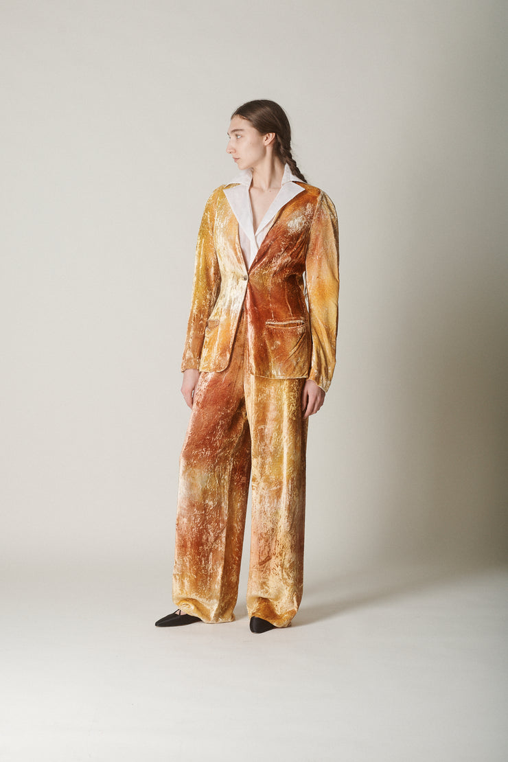 Michele Lamy Silk Velvet Suit - Desert Vintage