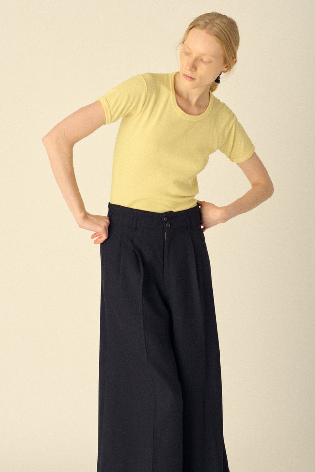 1960s Yellow Cotton Tee - Desert Vintage