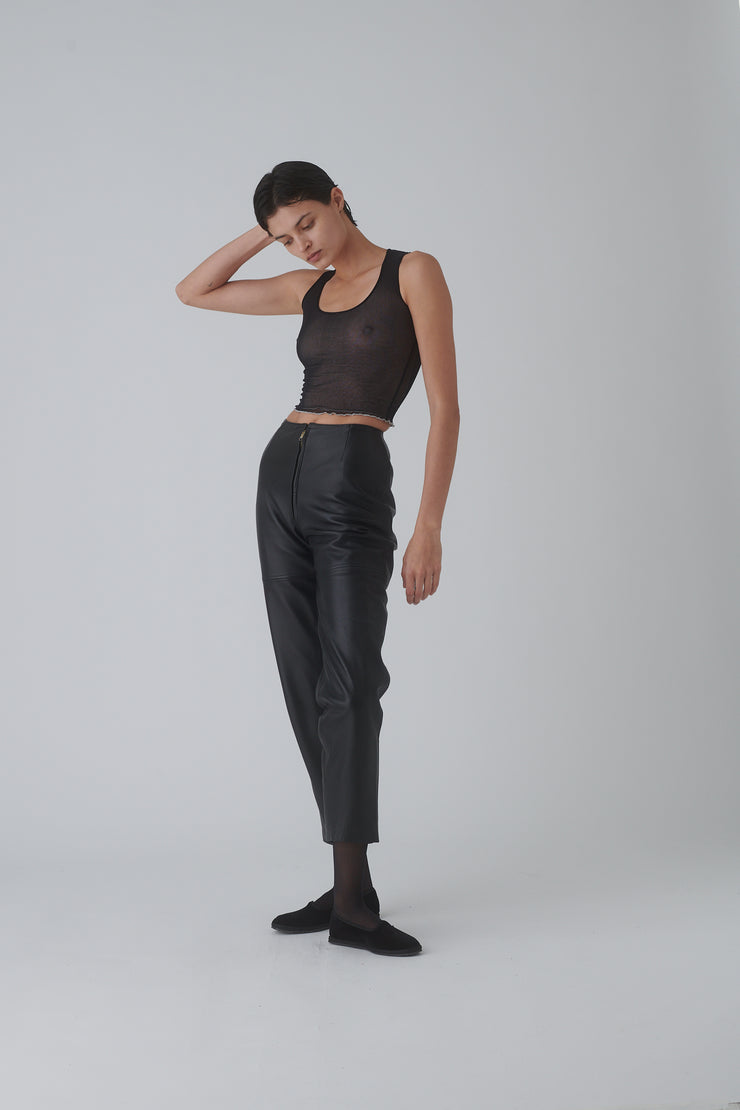 Leather Trousers - Desert Vintage