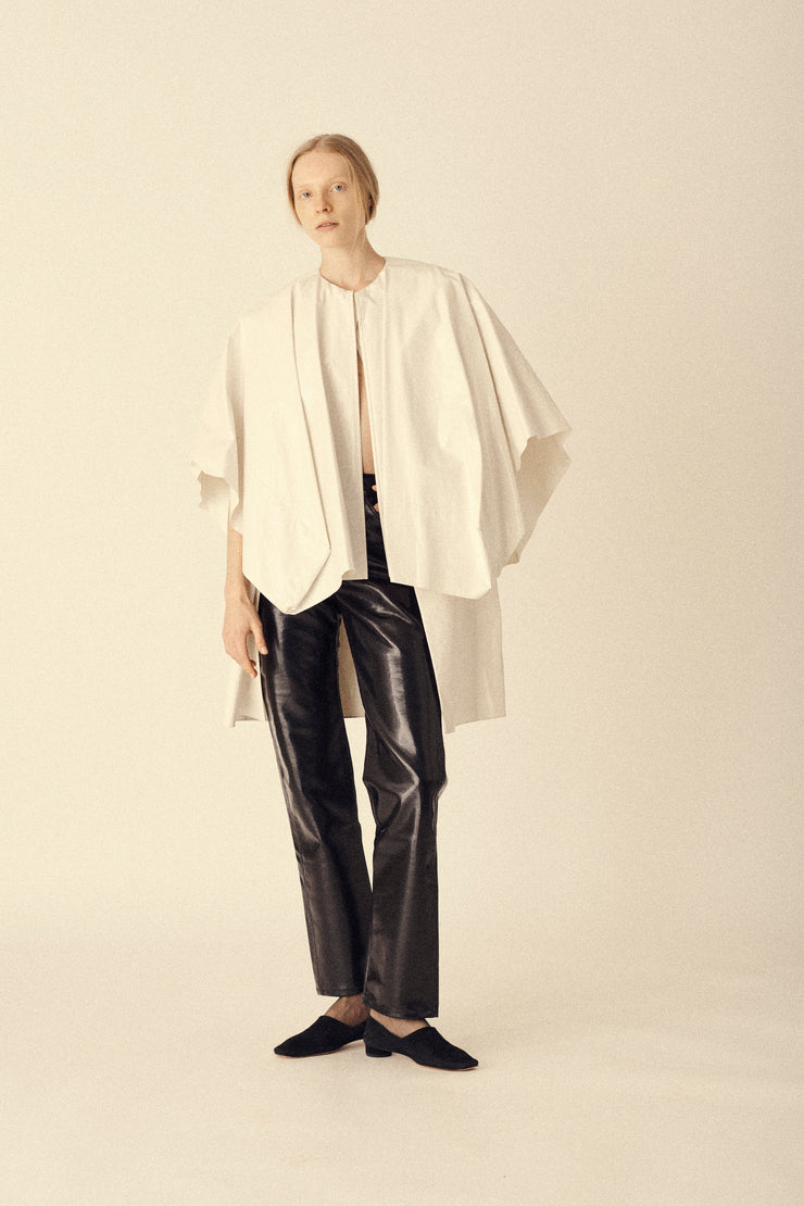White Nylon Cape Dress - Desert Vintage