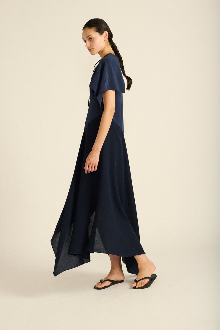 Roland Mouret Ink Blue Gown - Desert Vintage