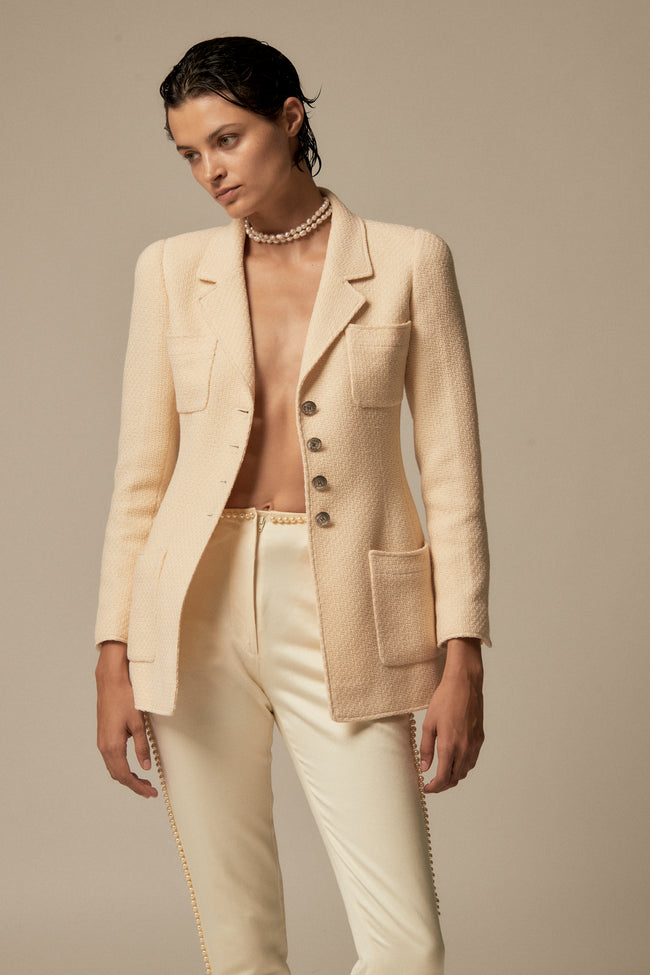 1997 Chanel Cream Blazer - Desert Vintage