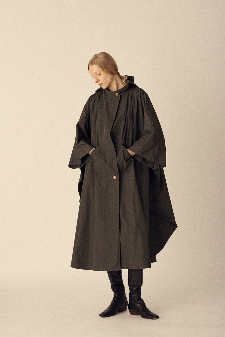 Brushed Cotton Coat - Desert Vintage
