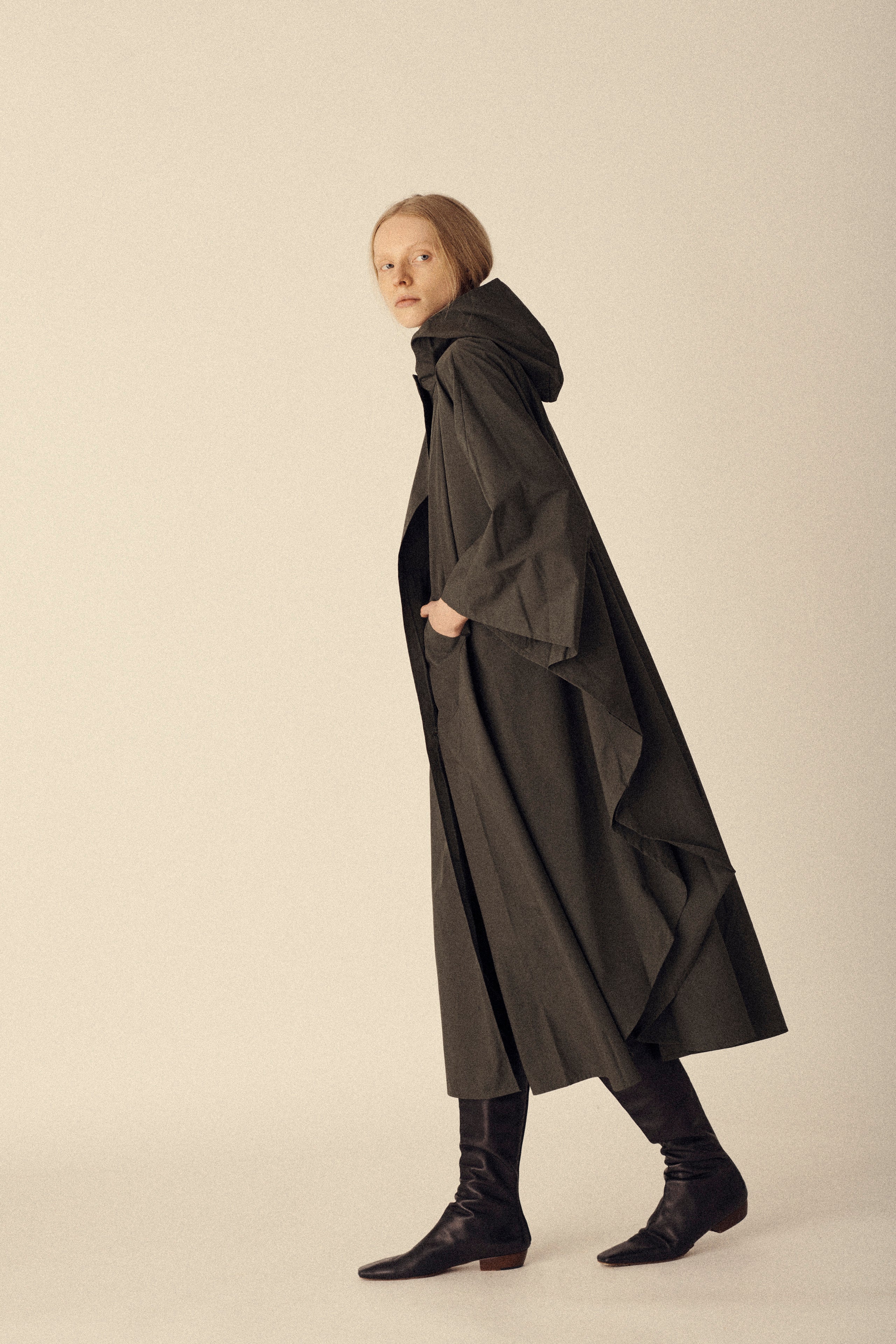 Brushed Cotton Coat - Desert Vintage