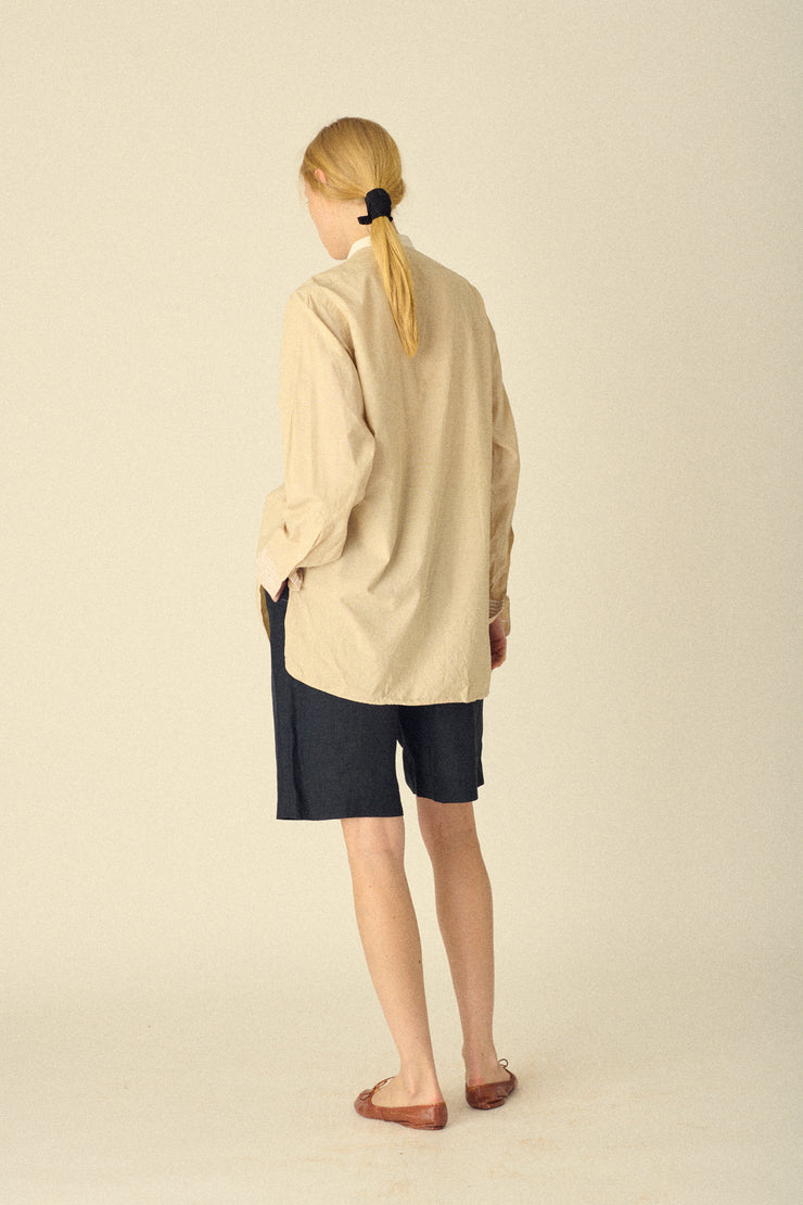 Antique Cotton Bib Shirt - Desert Vintage