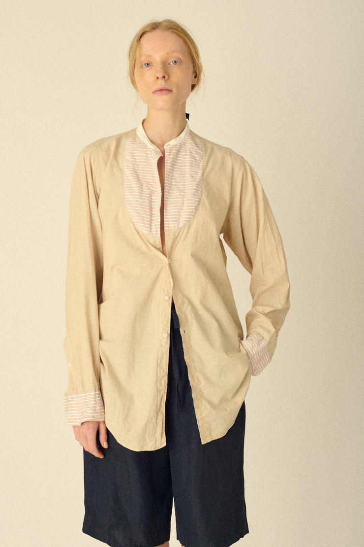 Antique Cotton Bib Shirt - Desert Vintage