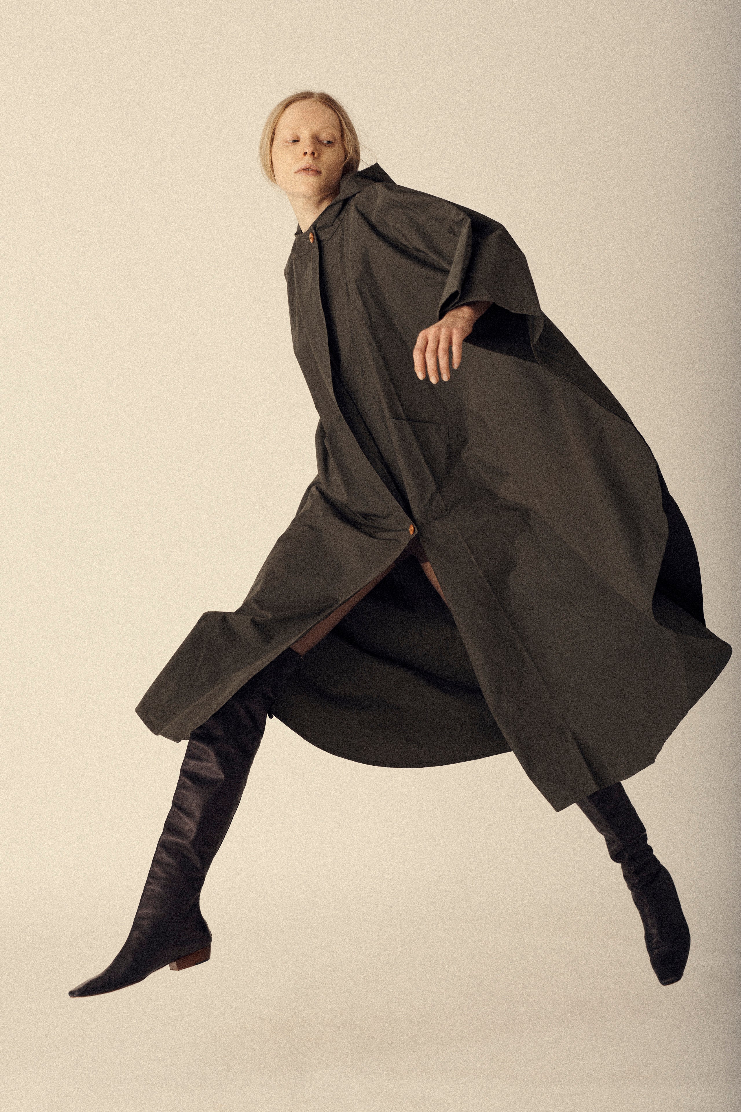 Brushed Cotton Coat - Desert Vintage