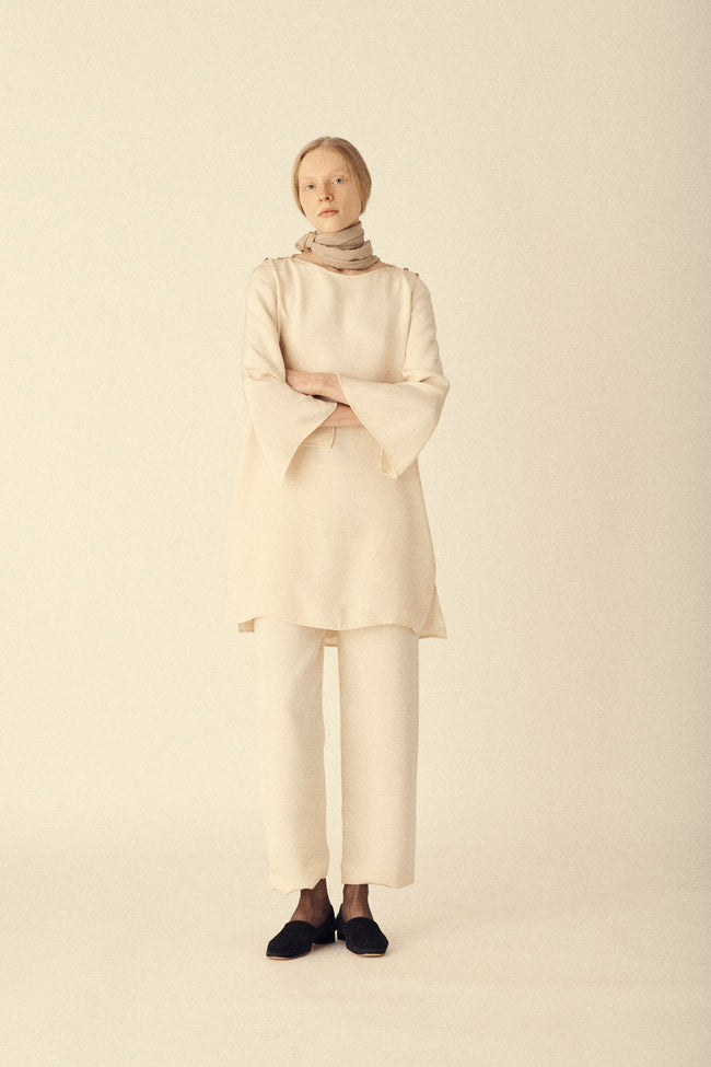 Ivory Silk Ensemble - Desert Vintage