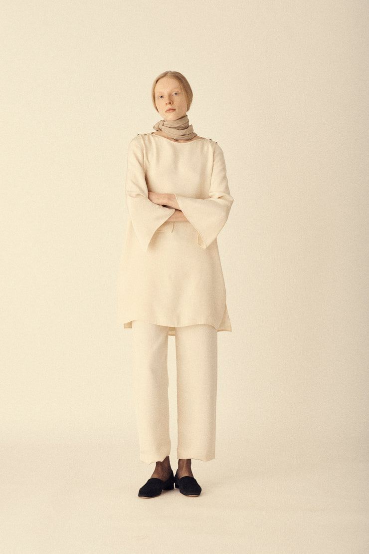 Ivory Silk Ensemble - Desert Vintage