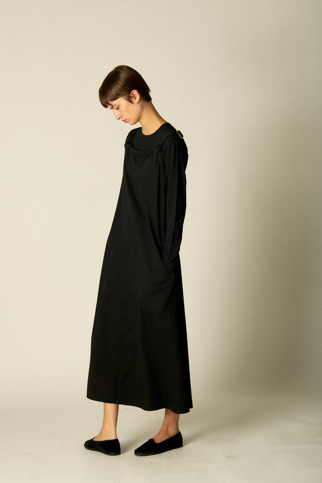 aw 2014 Yohji Yamamoto Cotton Pinafore - Desert Vintage