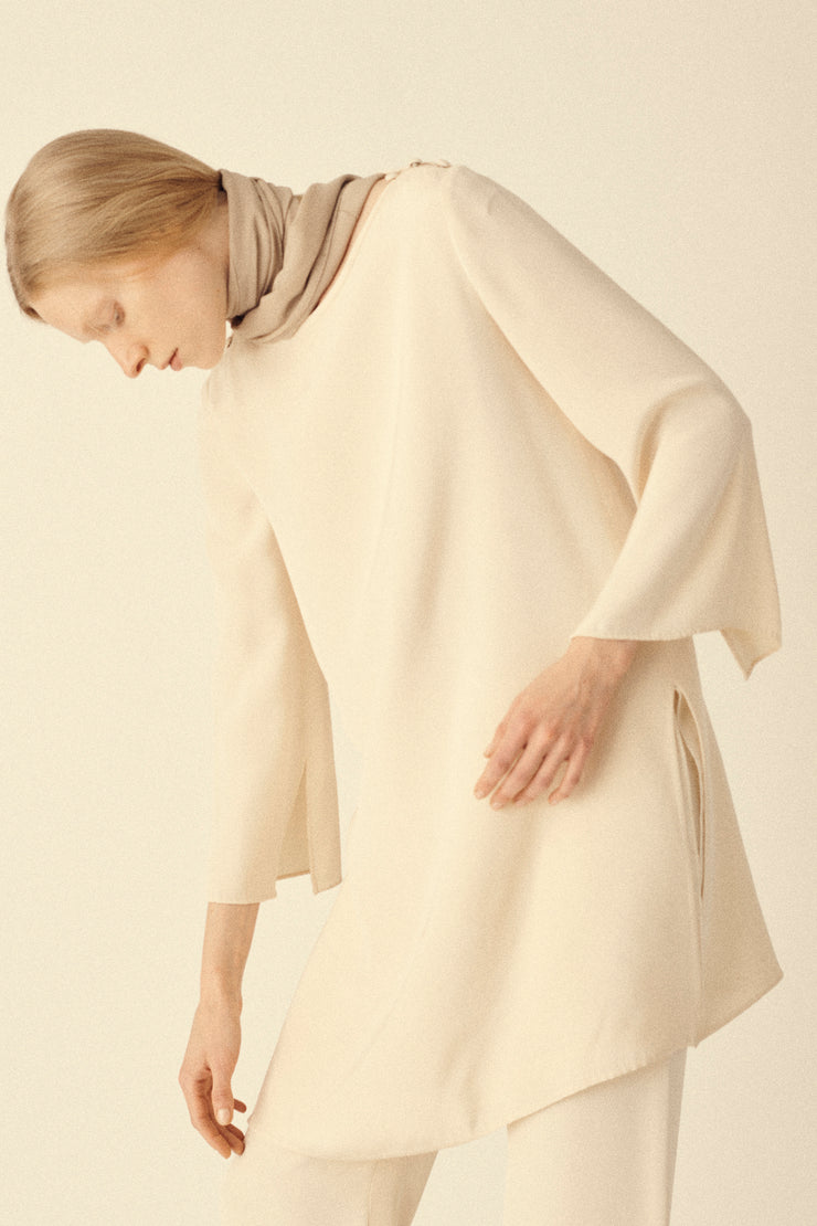 Ivory Silk Ensemble - Desert Vintage
