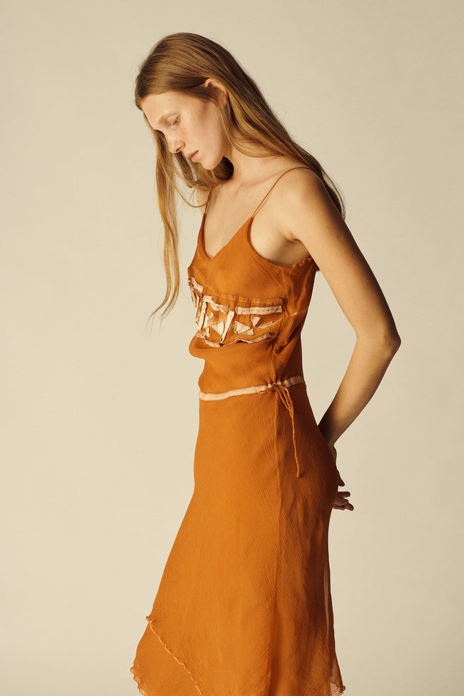 Sienna Chiffon Dress - Desert Vintage