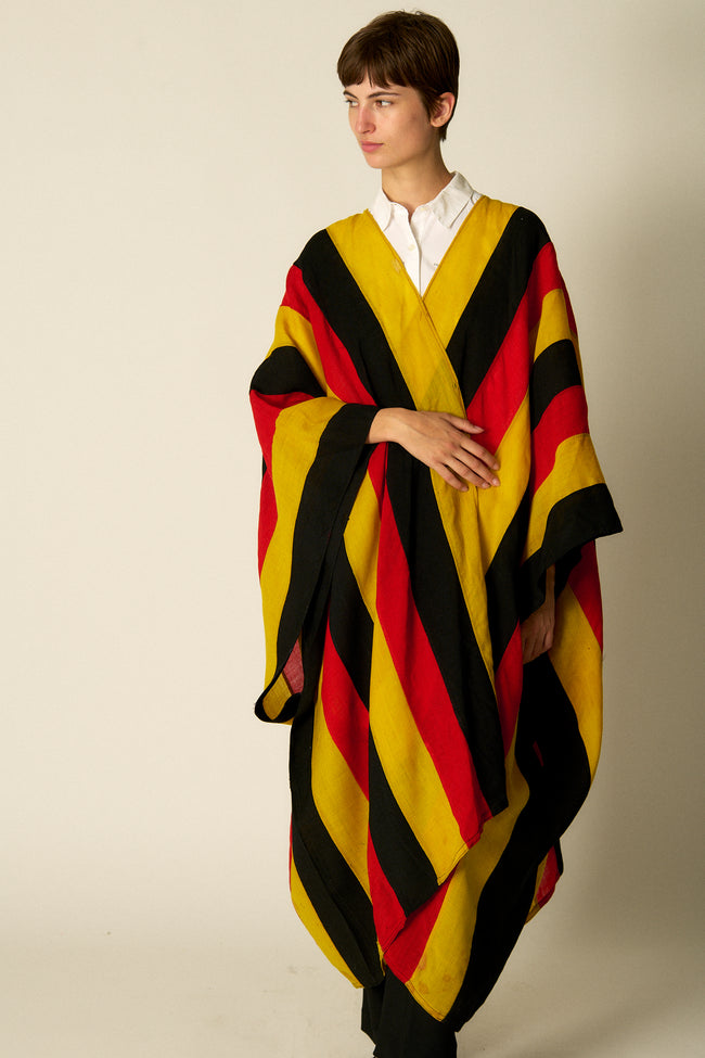 Antique Striped Caftan - Desert Vintage