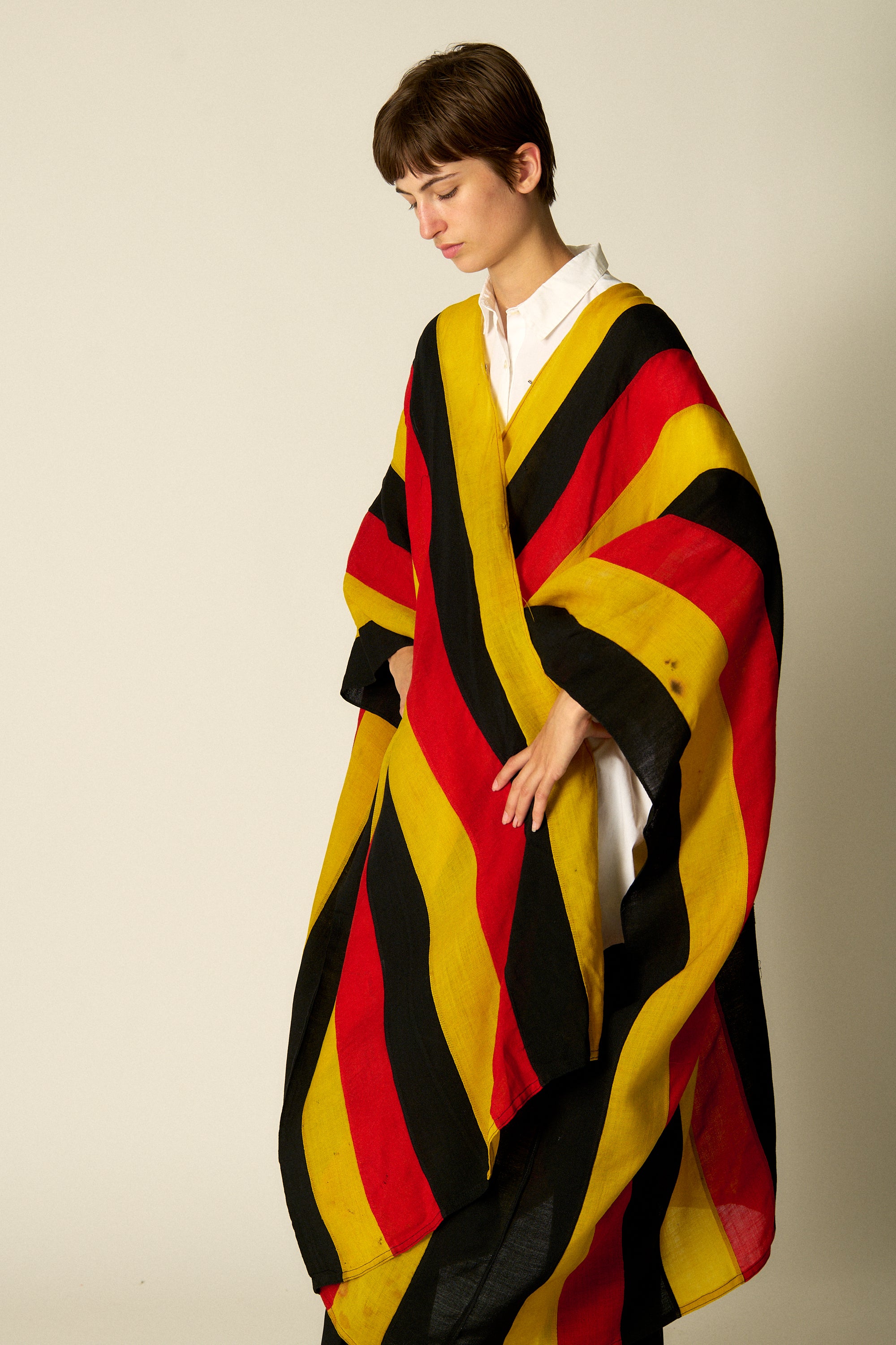 Antique Striped Caftan - Desert Vintage