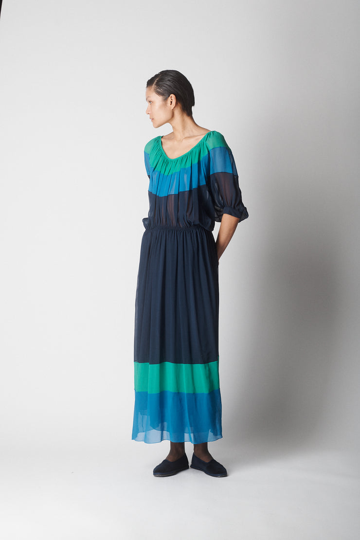 Guy Laroche Silk Chiffon Dress - Desert Vintage