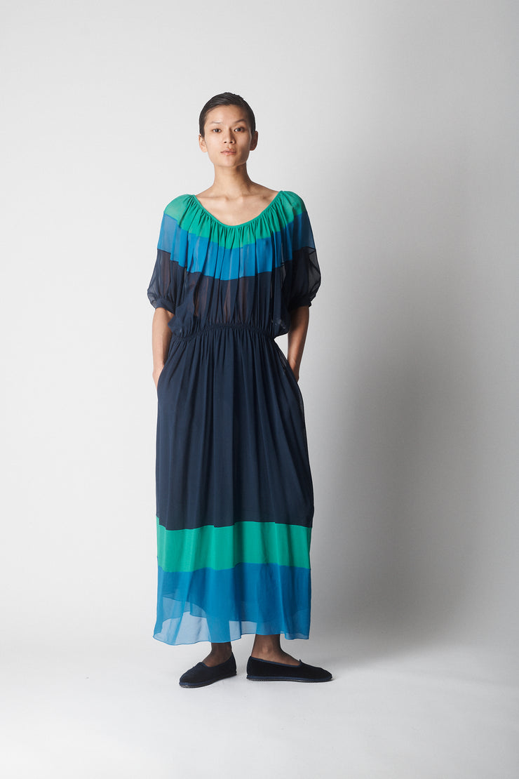 Guy Laroche Silk Chiffon Dress - Desert Vintage