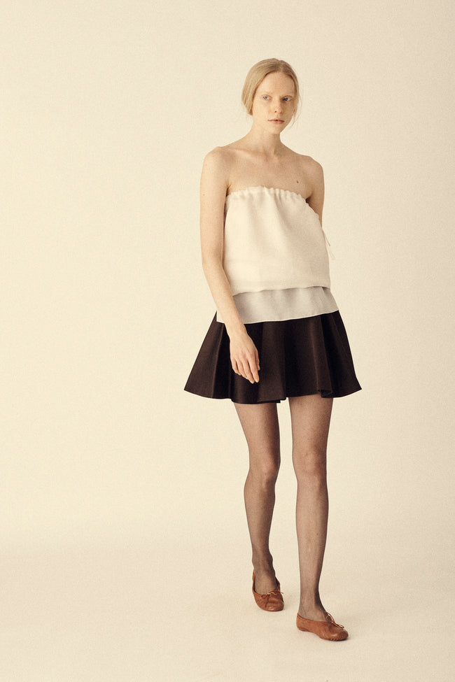 FW 1994 Yeohlee Satin Skirt - Desert Vintage