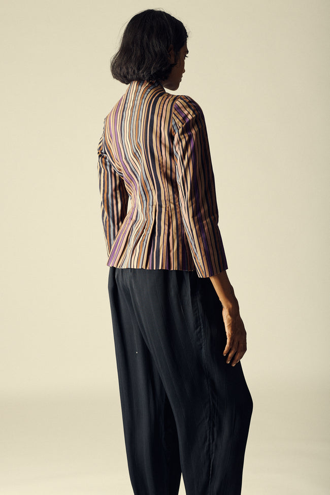 Dries Van Noten Stripe Blouse - Desert Vintage