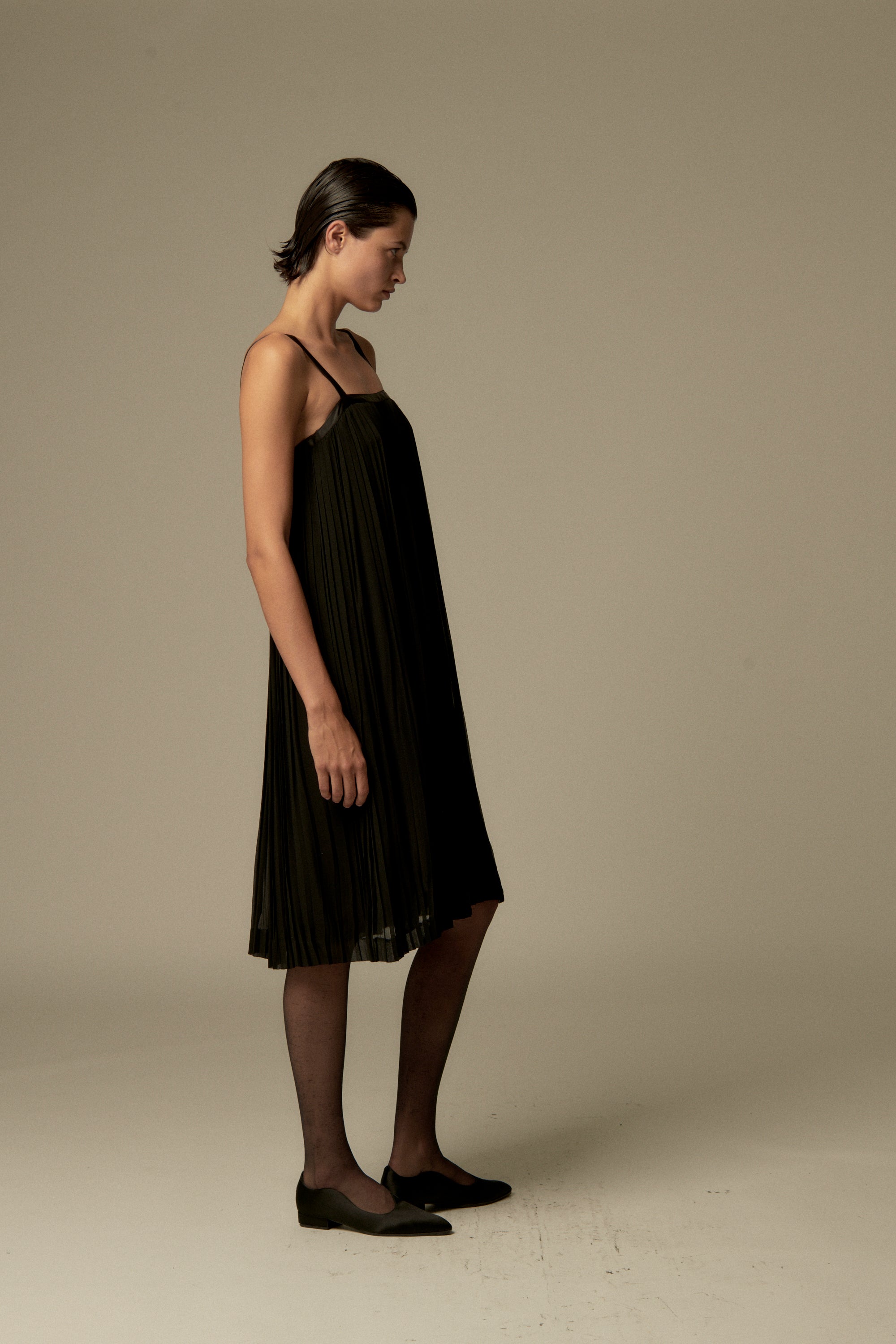 YSL Pleated Dress - Desert Vintage