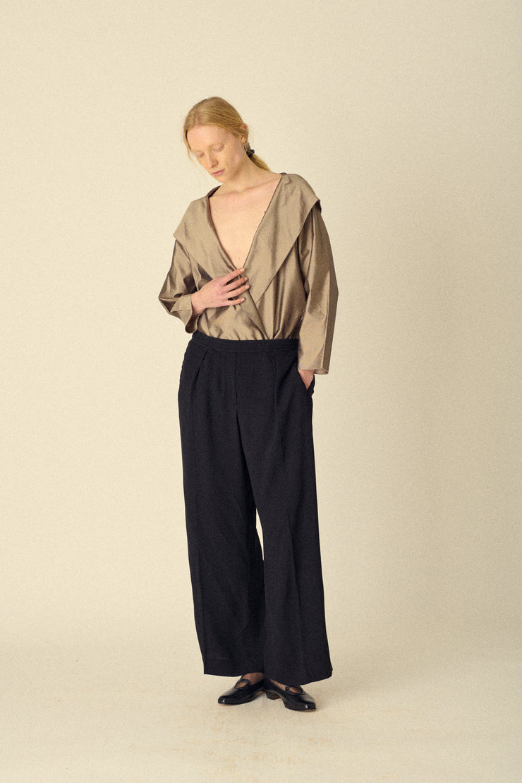 Zoran Hooded Silk Shell - Desert Vintage