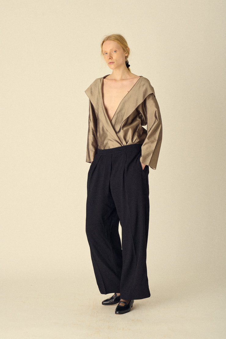 Zoran Hooded Silk Shell - Desert Vintage