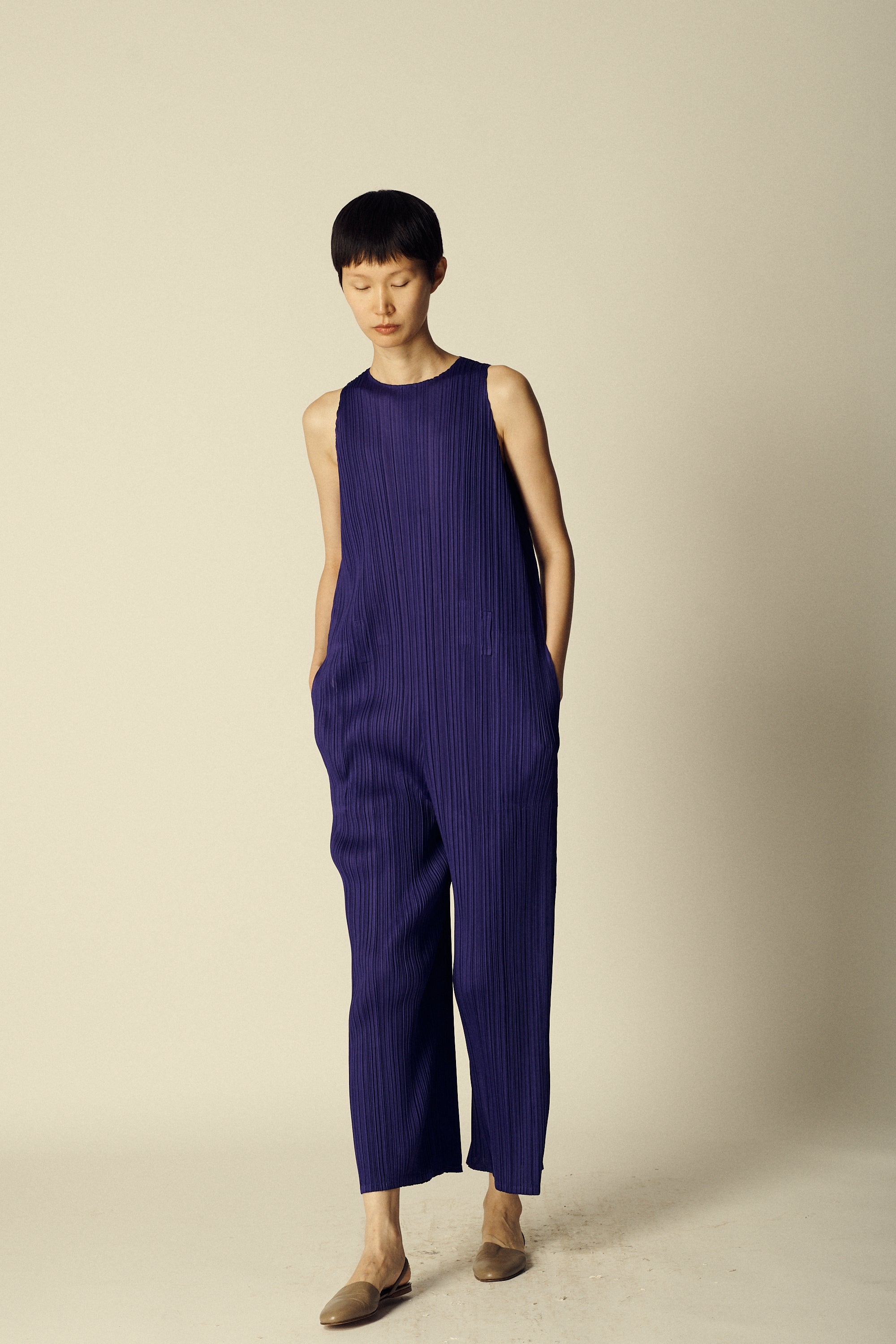 Pleats Please Purple Jumpsuit - Desert Vintage