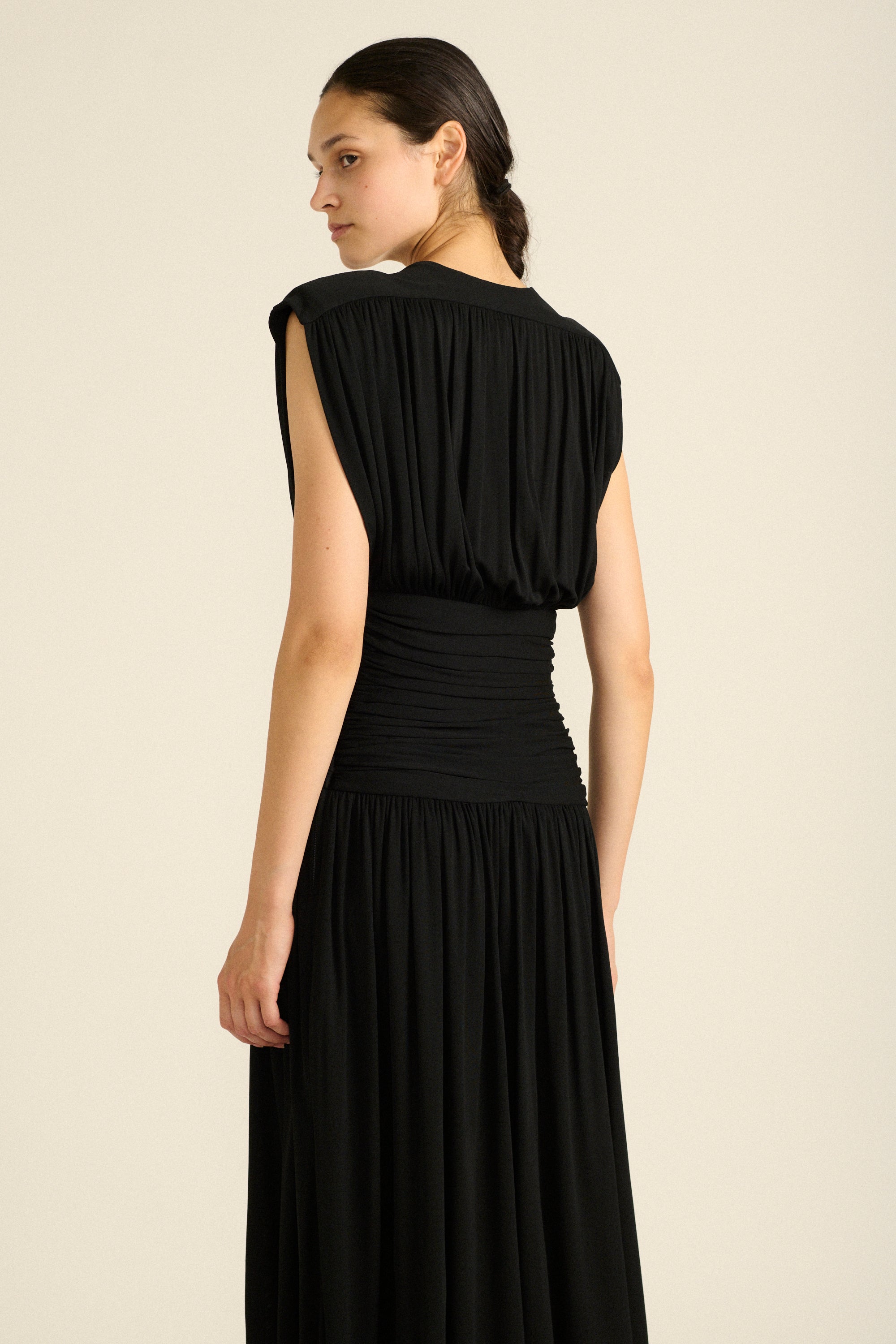Ysl Black Jersey Dress - Desert Vintage
