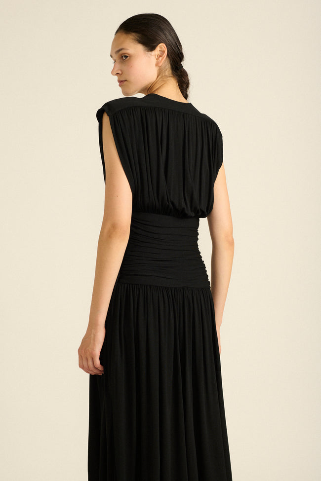 Ysl Black Jersey Dress - Desert Vintage
