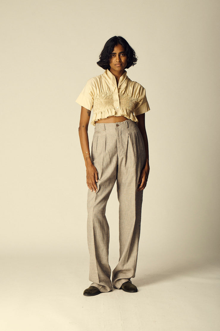 1990s Armani Linen Trousers - Desert Vintage