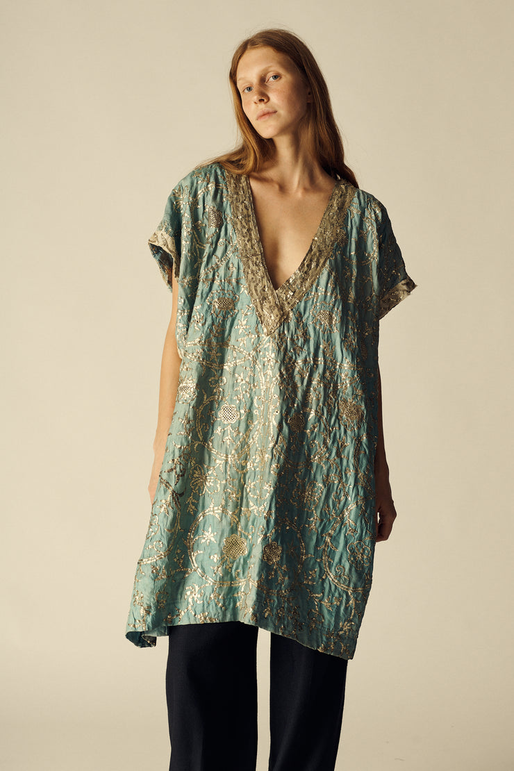 Assuit Embroidered Tunic - Desert Vintage