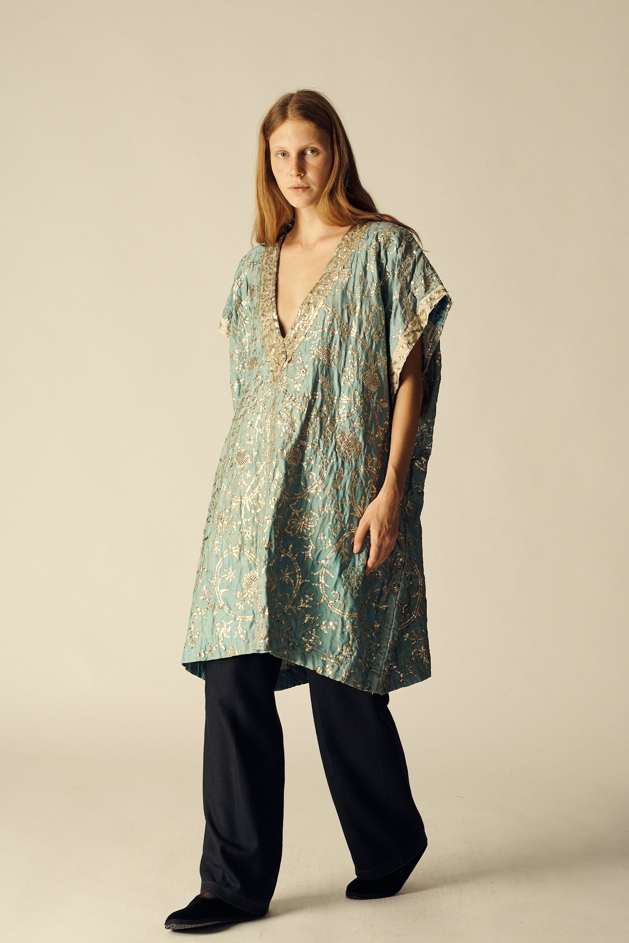 Assuit Embroidered Tunic - Desert Vintage