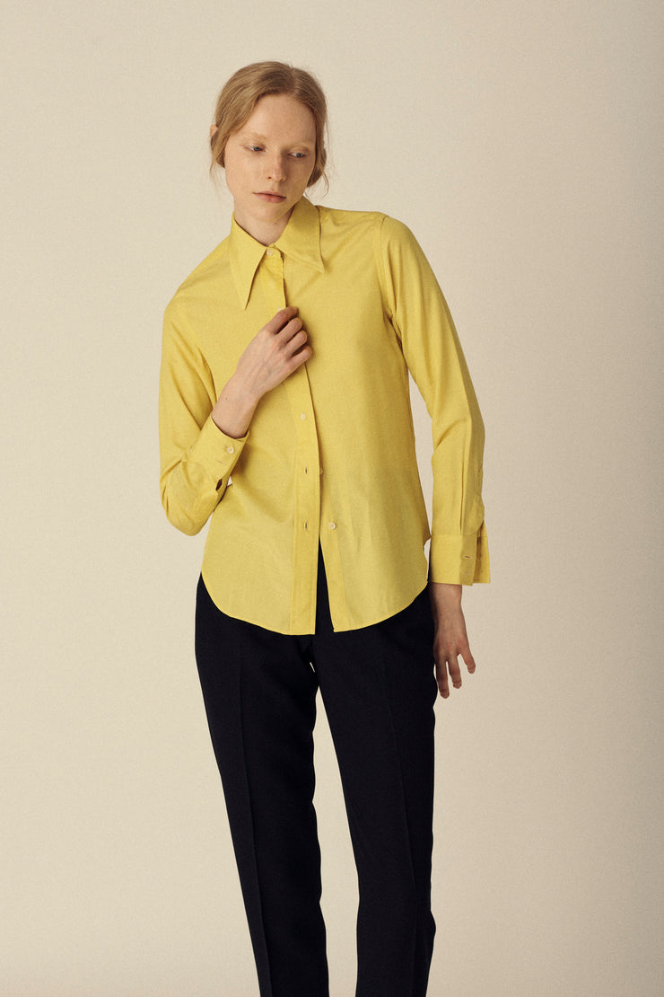 Vintage Yellow Silk Blouse - Desert Vintage