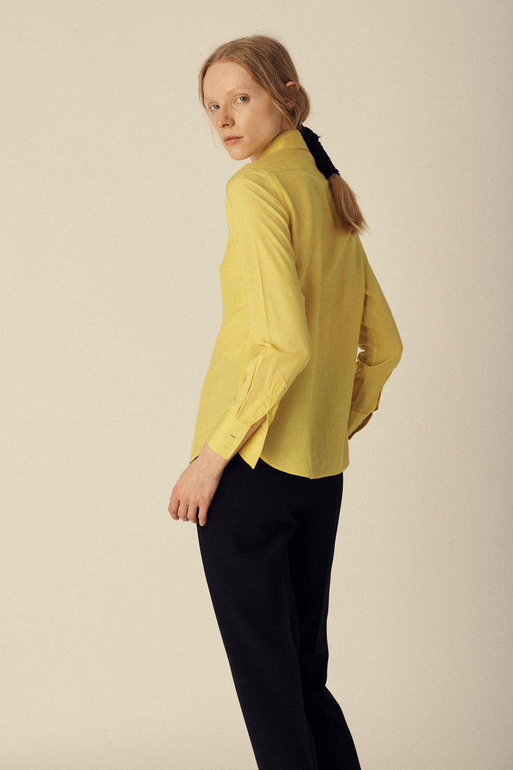 Vintage Yellow Silk Blouse - Desert Vintage