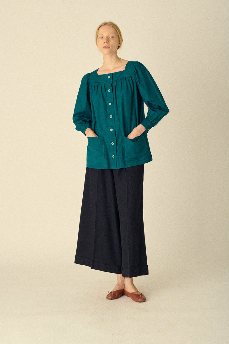 Ysl Emerald Cotton Smock - Desert Vintage