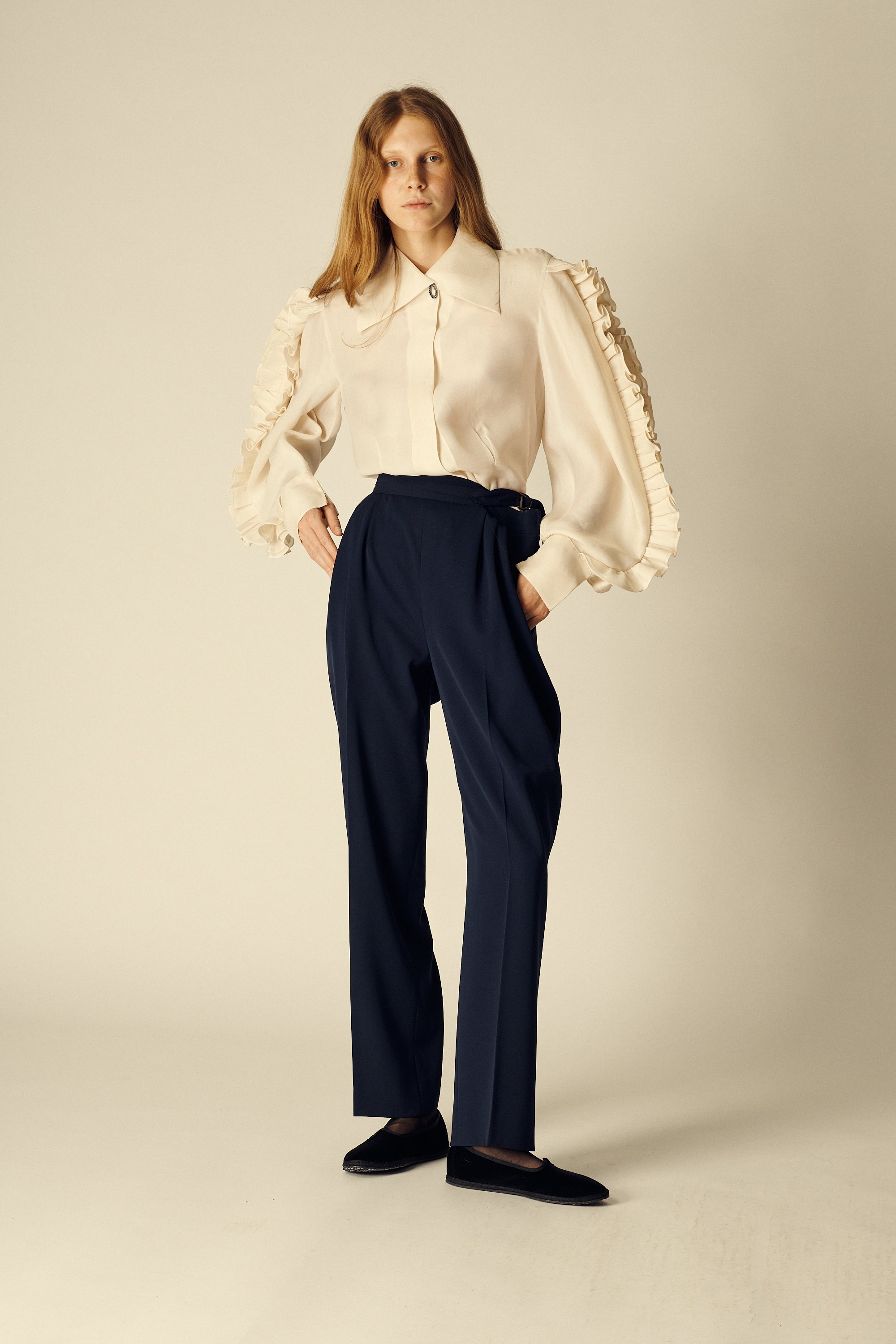 Gucci Navy Wool Trousers - Desert Vintage