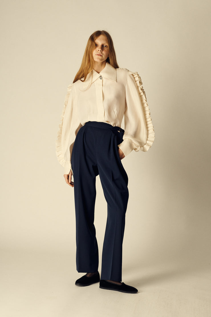 Gucci Navy Wool Trousers - Desert Vintage