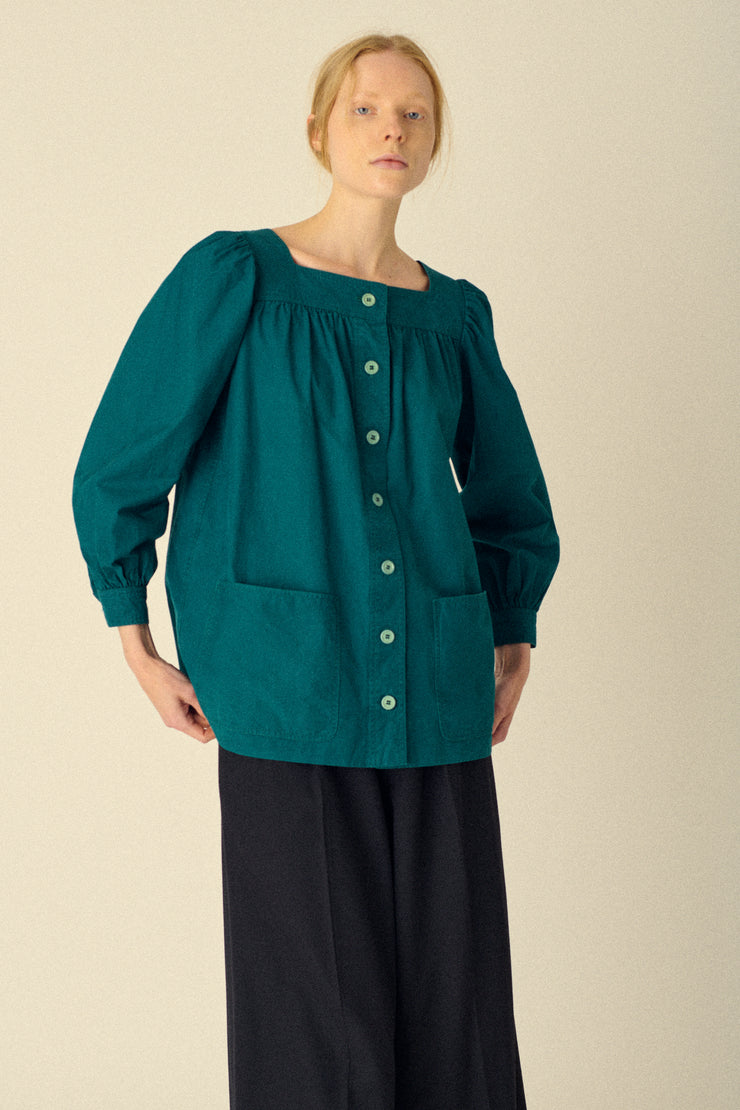 Ysl Emerald Cotton Smock - Desert Vintage