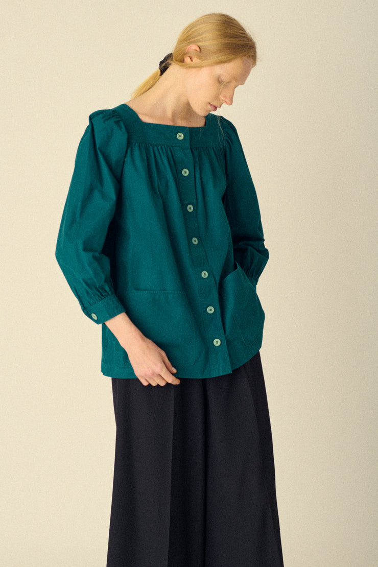 Ysl Emerald Cotton Smock - Desert Vintage