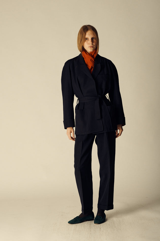 Kenzo Navy Wool Suit - Desert Vintage