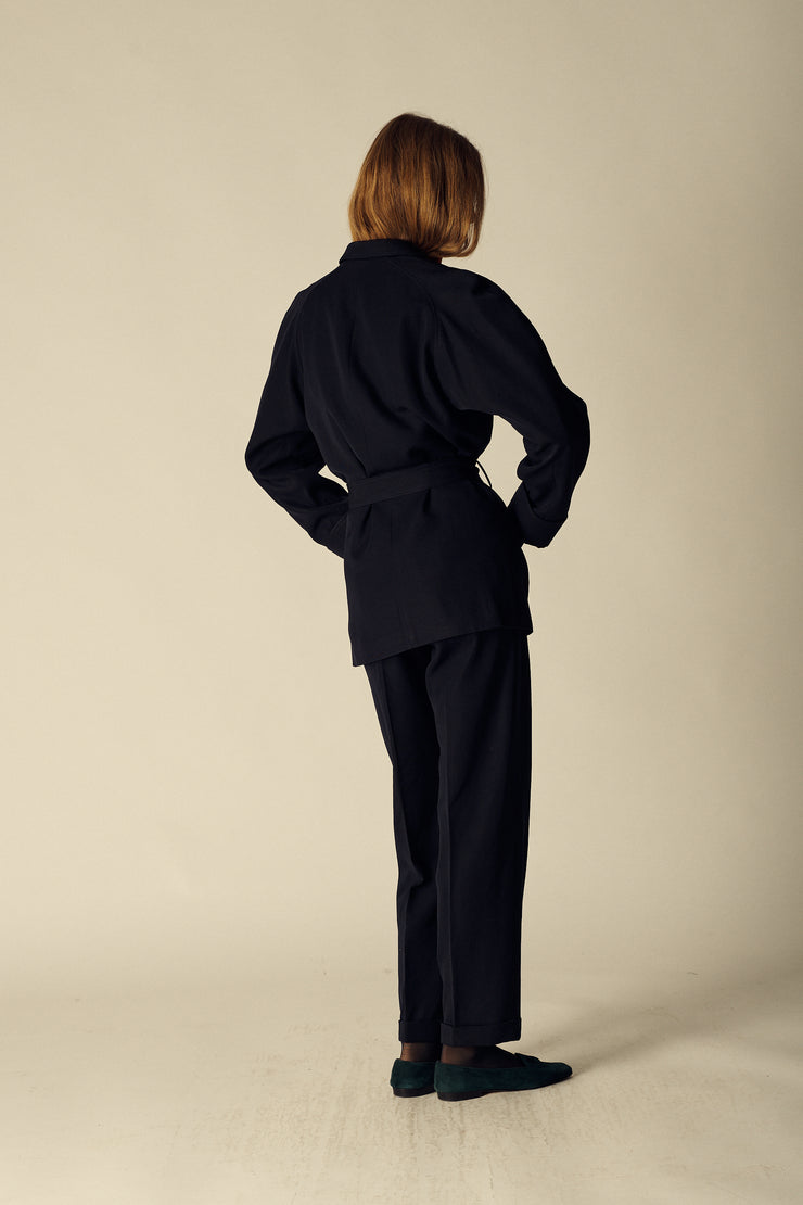 Kenzo Navy Wool Suit - Desert Vintage