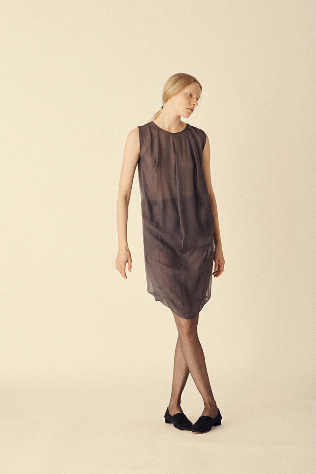 Yeohlee Archive Chiffon Dress - Desert Vintage