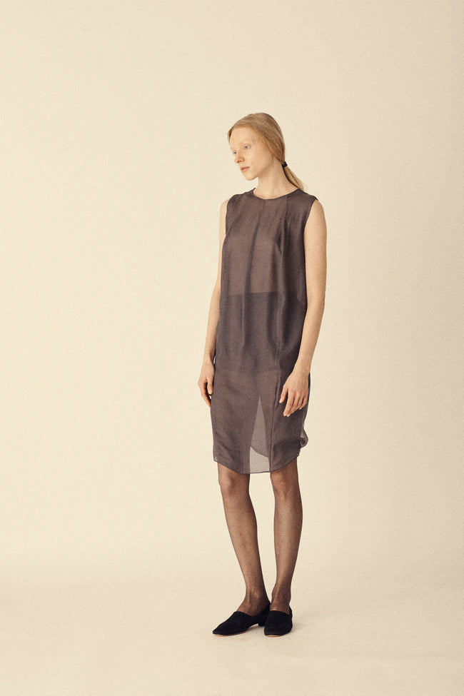 Yeohlee Archive Chiffon Dress - Desert Vintage