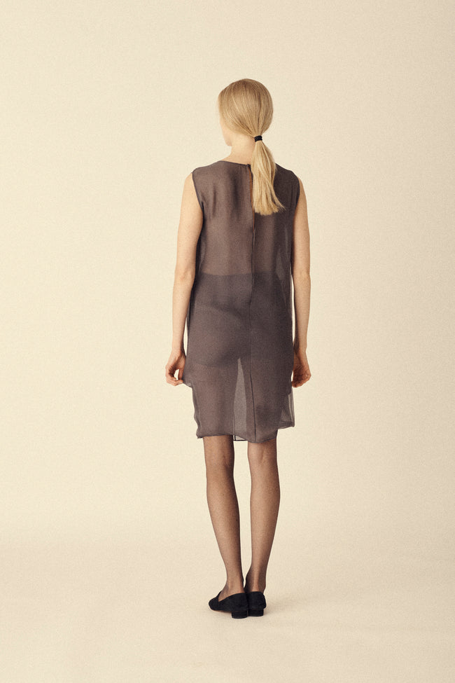 Yeohlee Archive Chiffon Dress - Desert Vintage