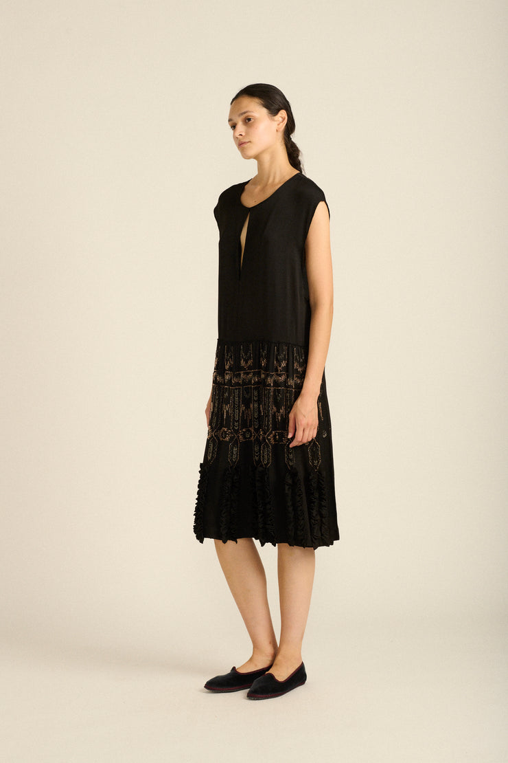 Antique Beaded Dress - Desert Vintage