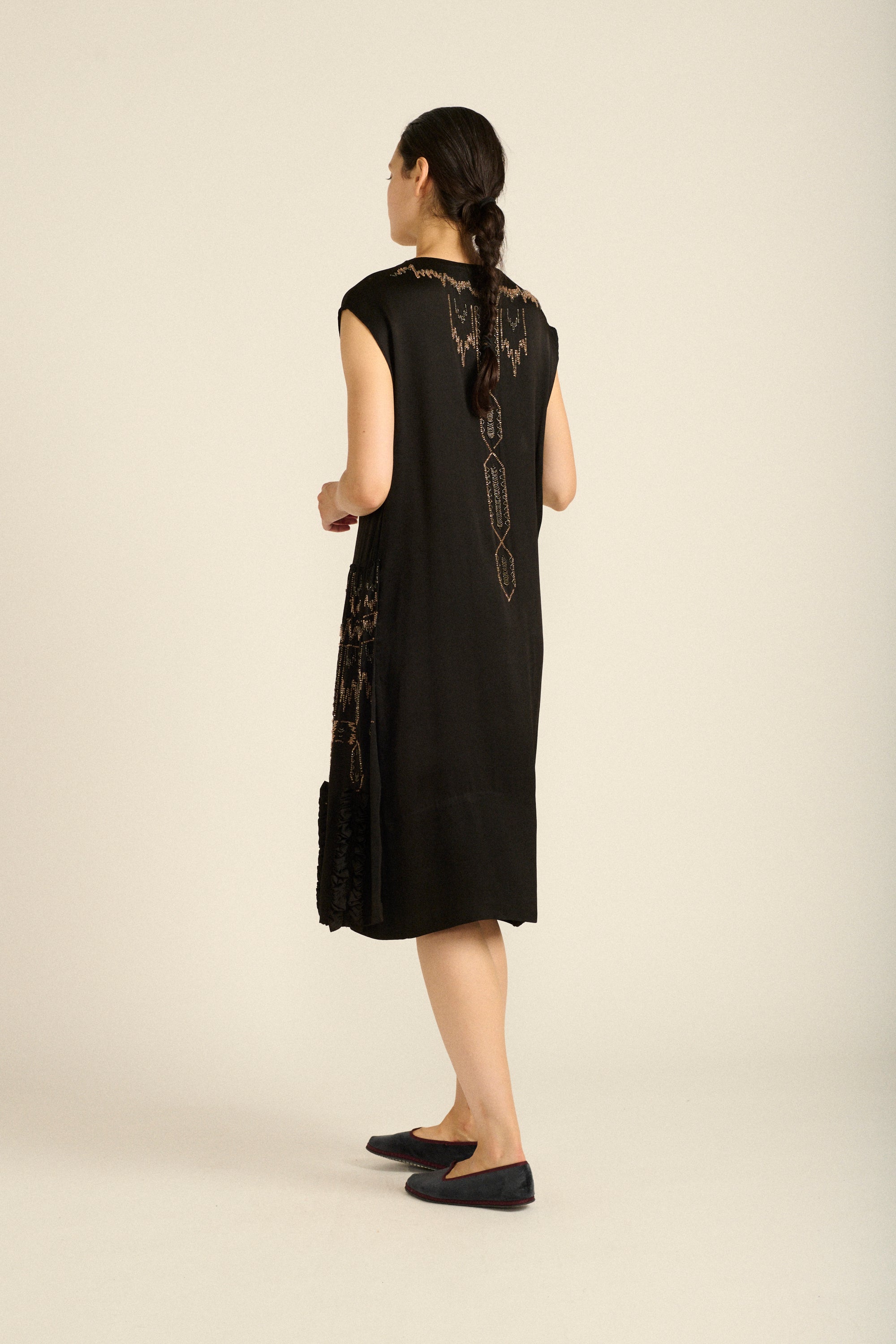 Antique Beaded Dress - Desert Vintage