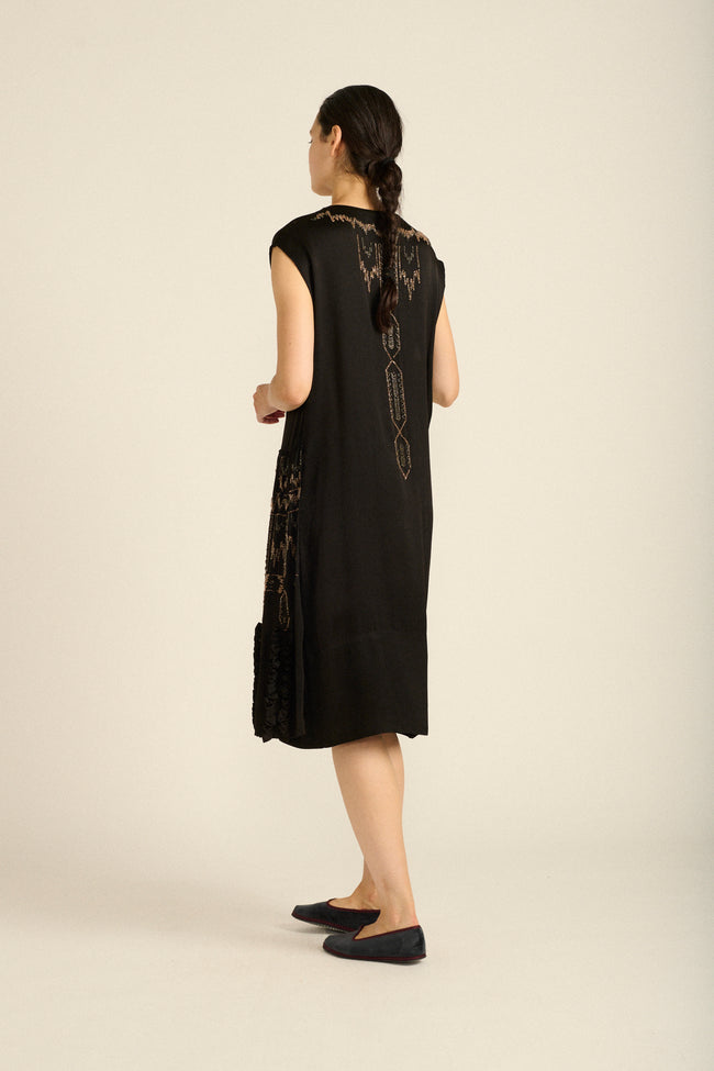 Antique Beaded Dress - Desert Vintage