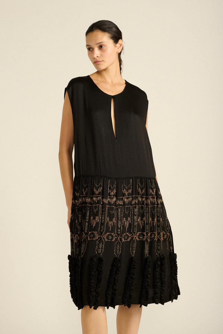 Antique Beaded Dress - Desert Vintage
