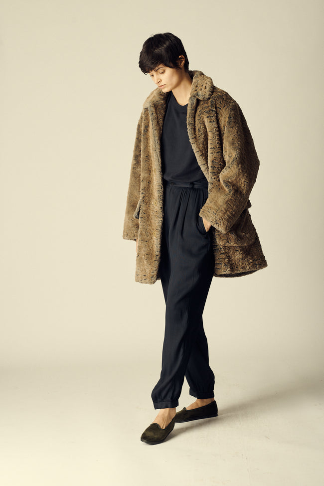 Katharine Hamnett Plush Coat - Desert Vintage