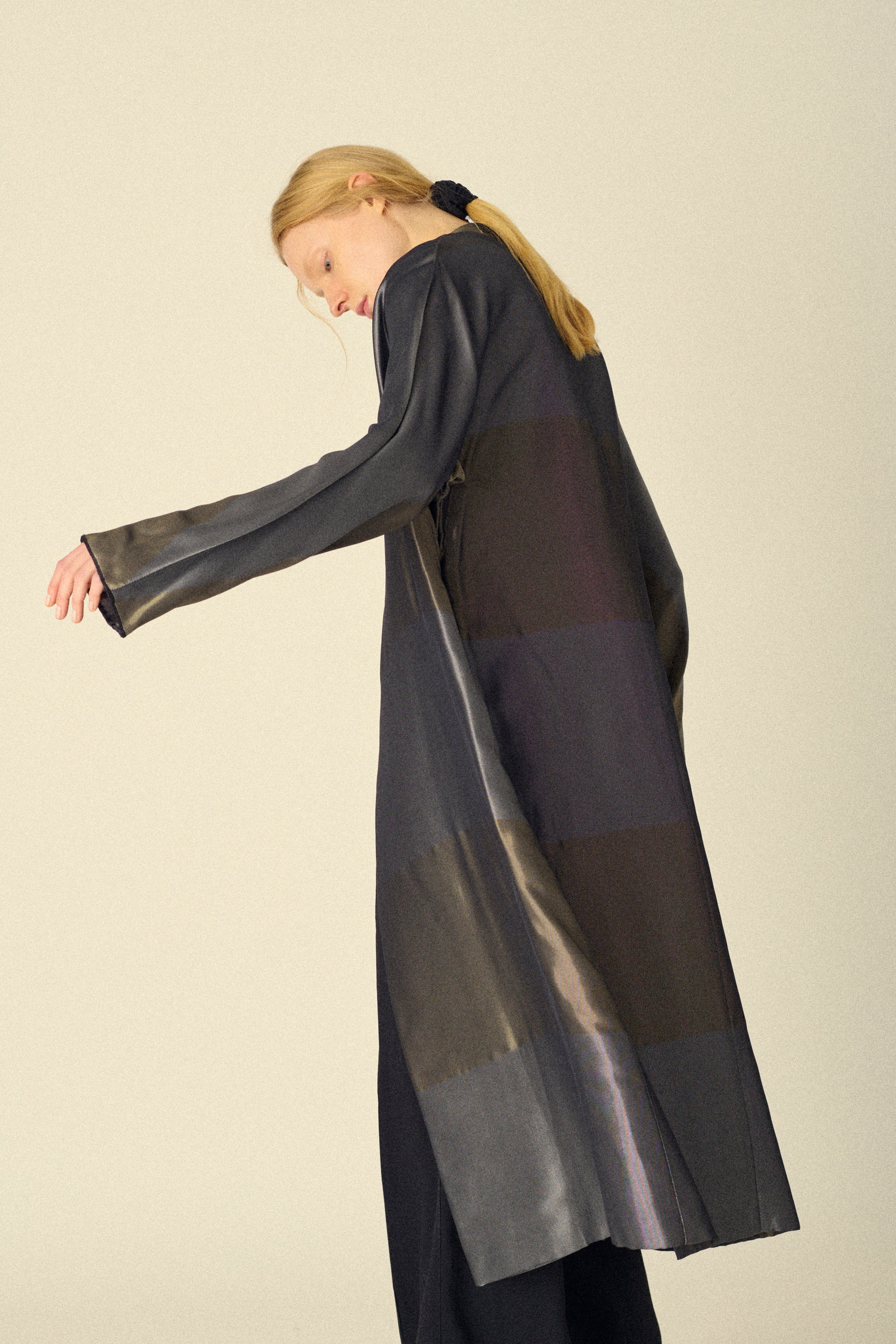 Vintage Silk Striped Coat - Desert Vintage